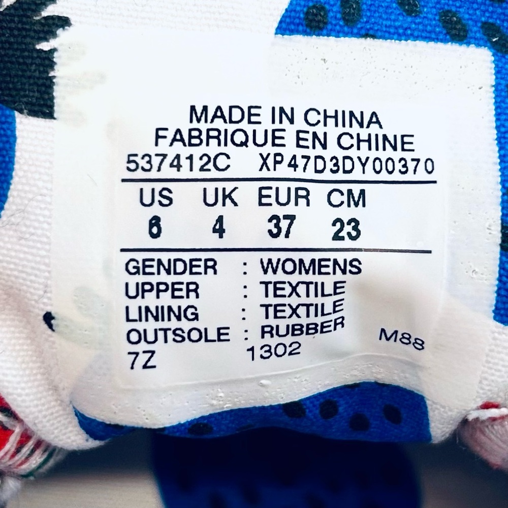 Converse Marimekko x Jack Purcell Ox White Red Strawberry Sneakers size 6 37 - Picture 9 of 14